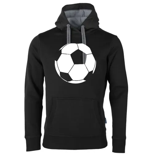 Fußballumriss Männer Hoodie