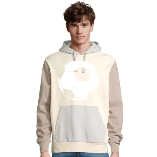 Fußballumriss Männer Hoodie