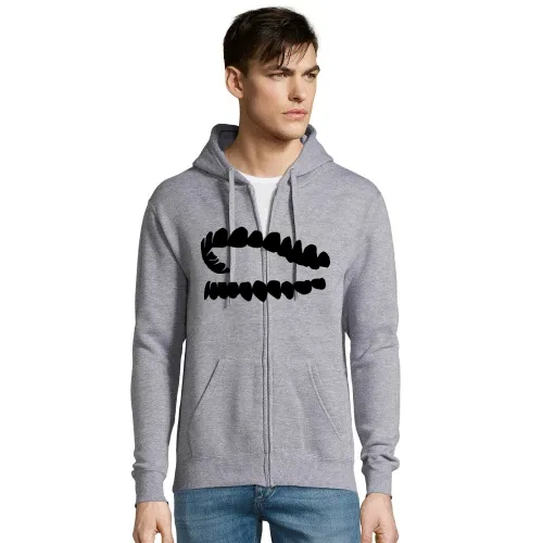 Gebiss Zähne Männer Hoodie