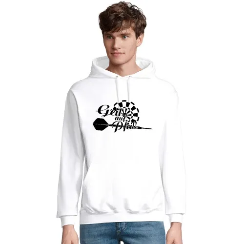 Geil auf Pfeil! Darts Männer Hoodie