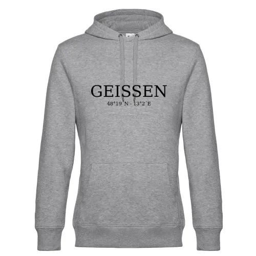 Geissen Koordinaten Hoodie Männer King Hooded