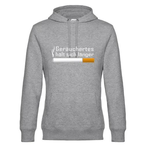 Geräuchertes hält sich länger Hoodie Männer King Hooded