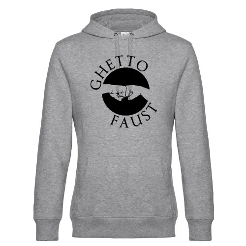Ghettofaust mit Text Hoodie Männer King Hooded