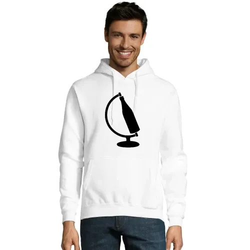Globus Flasche Hoodie Männer Snake