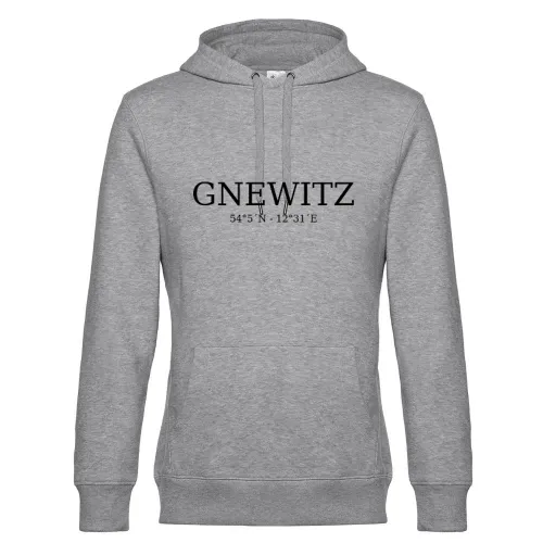Gnewitz Koordinaten Hoodie Männer King Hooded