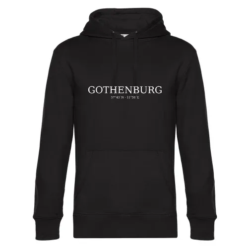 Gothenburg Koordinaten Hoodie Männer King Hooded