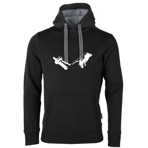 Gotthand Motorradgriff Männer Hoodie