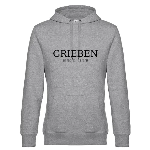 Grieben Koordinaten Hoodie Männer King Hooded