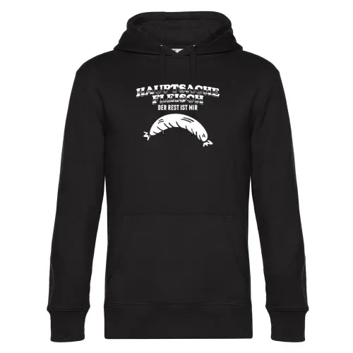 Grillen BBQ Bratwurst Griller Grillmeister Spruch Hoodie Männer King Hooded