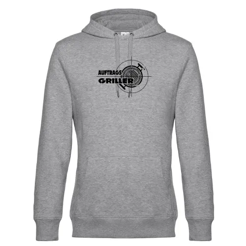 Grillen BBQ Grillmeister Auftrags Griller Spruch Hoodie Männer King Hooded