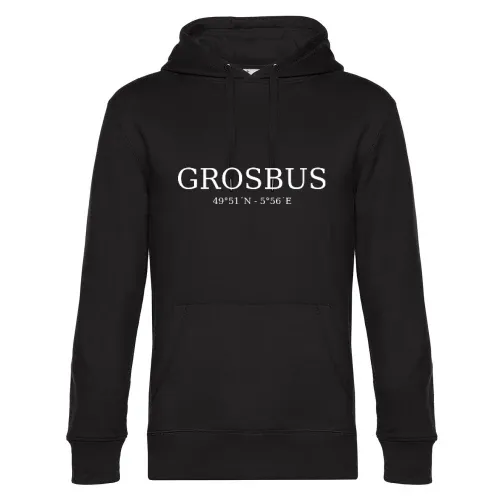 Grosbus Koordinaten Hoodie Männer King Hooded