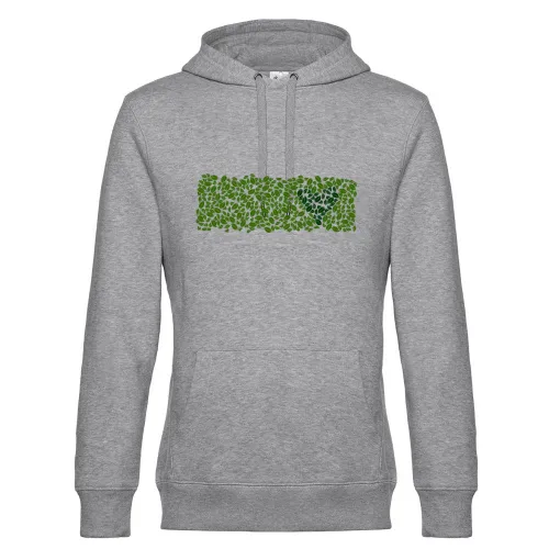 Grüne Hecke in Love Hoodie Männer King Hooded
