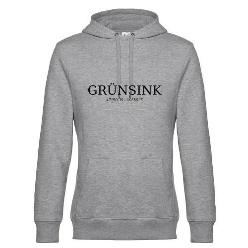 Grünsink Koordinaten Hoodie Männer King Hooded