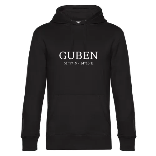 Guben Koordinaten Hoodie Männer King Hooded