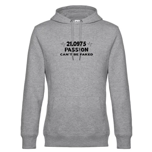 Halbmarathon Passion Can t Be Faked Marathonläufer Hoodie Männer King Hooded