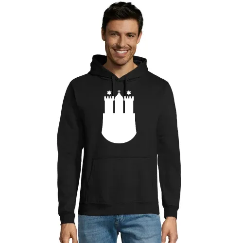 Hamburg Wappen Männer Hoodie