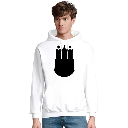Hamburg Wappen Männer Hoodie