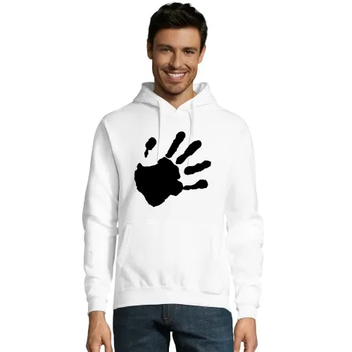 Handabdruck Hoodie Männer Snake