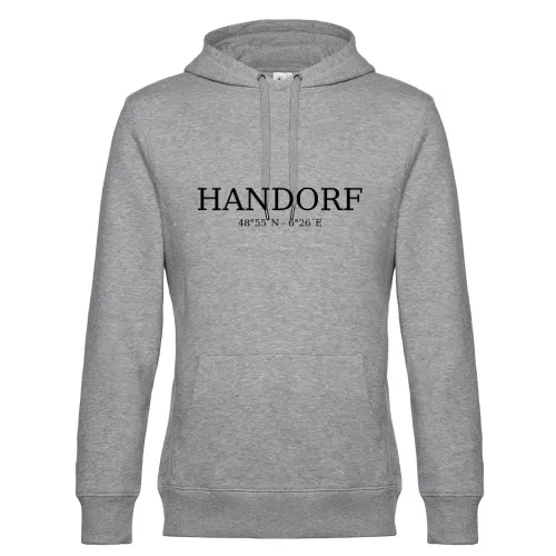 Handorf Koordinaten Hoodie Männer King Hooded