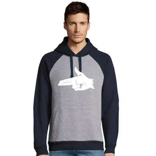 Handpistole Männer Hoodie