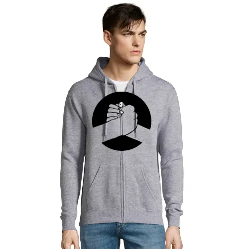 Handschlag Männer Hoodie
