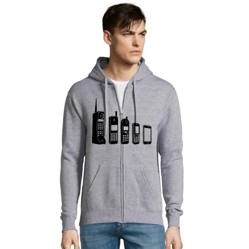 Handy Evolution Männer Hoodie