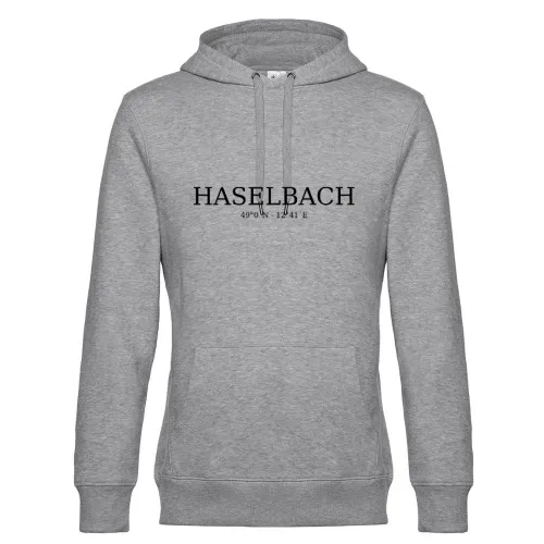 Haselbach Koordinaten Hoodie Männer King Hooded