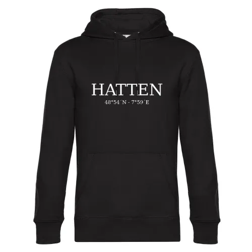 Hatten Koordinaten Hoodie Männer King Hooded