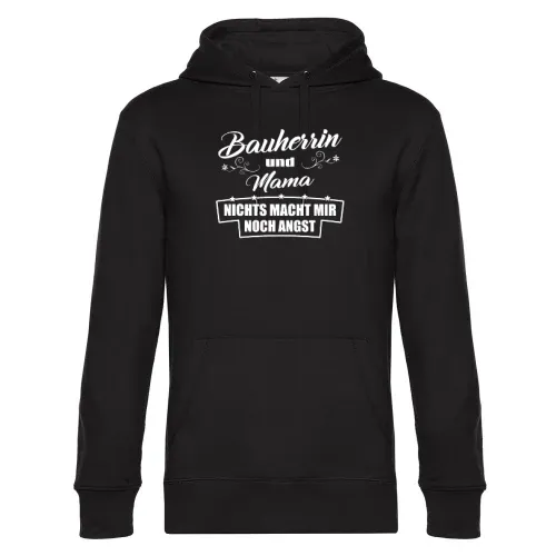 Hausbau Bauherrin Mama Eigenheim Häuslebauer Motiv Hoodie Männer King Hooded