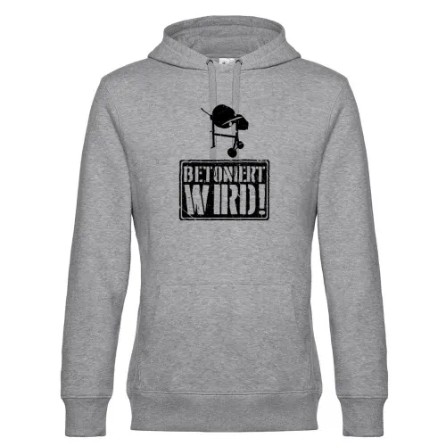 Hausbau Betoniert Wird Handwerker Betonmischer Männer Hoodie