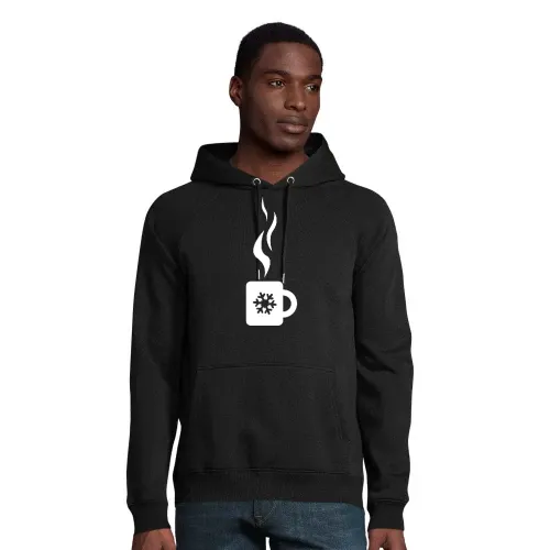 Heiße Glühweintasse Hoodie Männer Stellar Bio