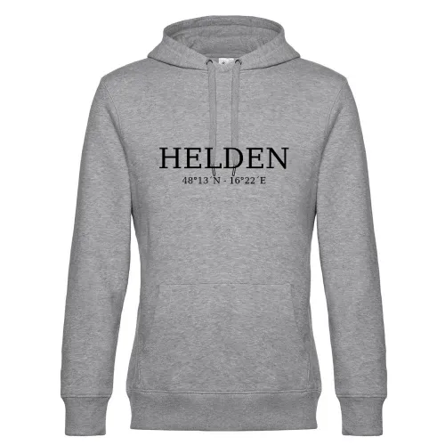 Helden Koordinaten Hoodie Männer King Hooded