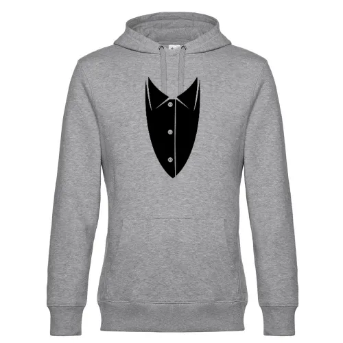 Hemd durch Anzug Männer Hoodie