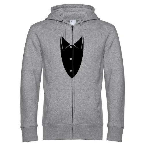 Hemd durch Anzug Männer Hoodie