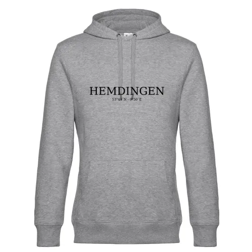 Hemdingen Koordinaten Hoodie Männer King Hooded