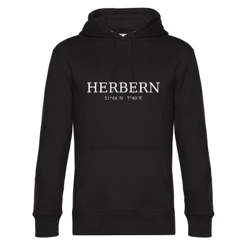 Herbern Koordinaten Hoodie Männer King Hooded