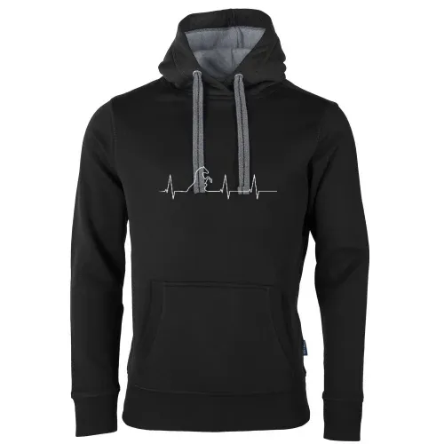 Herzschlag Pferd Männer Hoodie