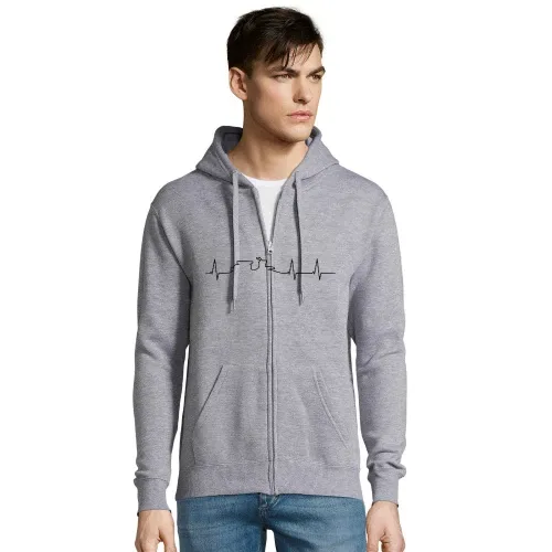 Herzschlag Simson Schwalbe Männer Hoodie