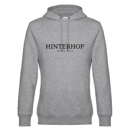 Hinterhof Koordinaten Hoodie Männer King Hooded
