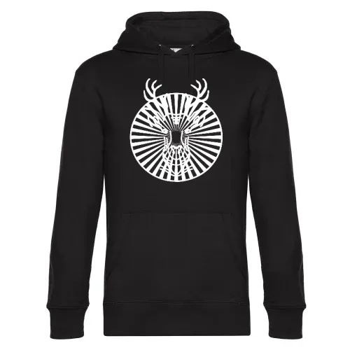 Hirsch im Kreis Hoodie Männer King Hooded