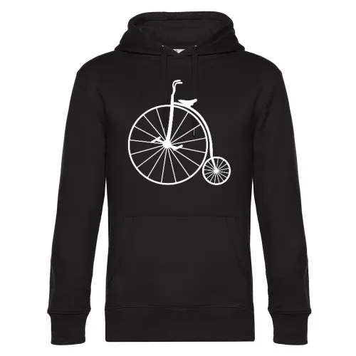 Hochrad Retro Fahrrad Hoodie Männer King Hooded