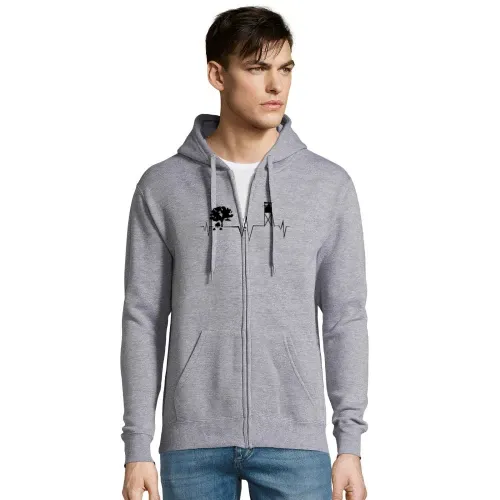 Hochsitz Jagen Herzschlag - Jäger Keiler Hoodie Männer Seven