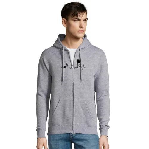 Hochsitz Jagen Herzschlag - Jäger Keiler Männer Hoodie