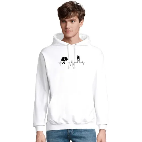 Hochsitz Jagen Herzschlag - Jäger Keiler Hoodie Männer Condor