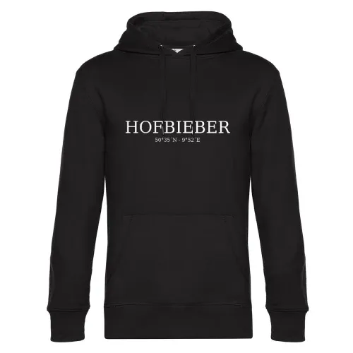 Hofbieber Koordinaten Hoodie Männer King Hooded