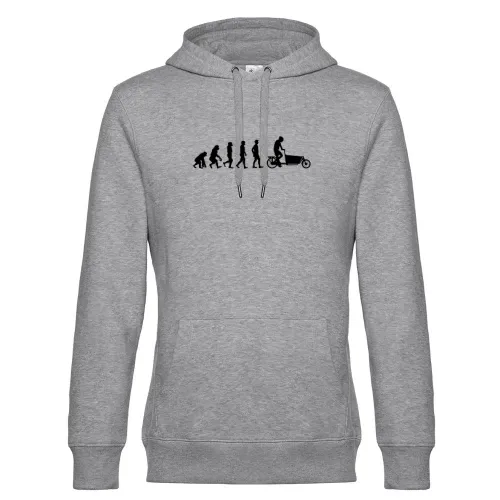 Hollandrad Evolution Lastenrad Cargo Bike Geschenk Hoodie Männer King Hooded