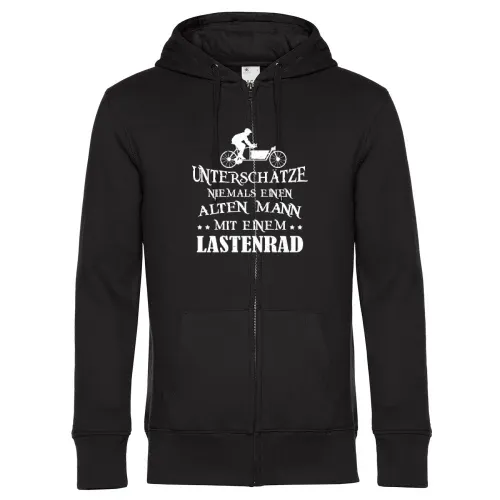 Hollandrad Lastenrad Alter Mann Spruch Cargo Bike Männer Hoodie