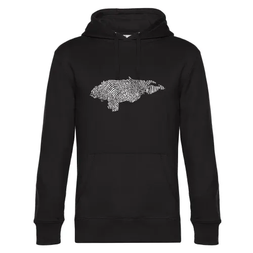 Honduras Fingerabdruck Hoodie Männer King Hooded