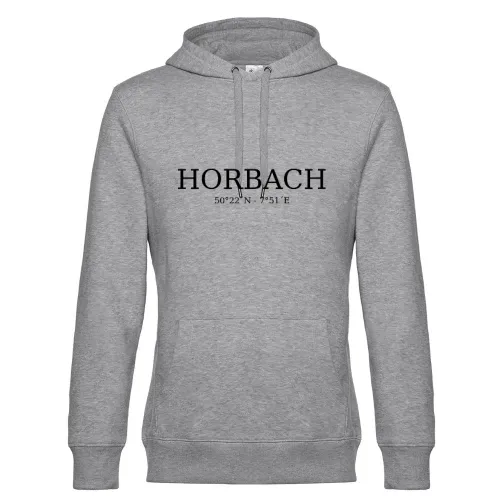Horbach Koordinaten Hoodie Männer King Hooded