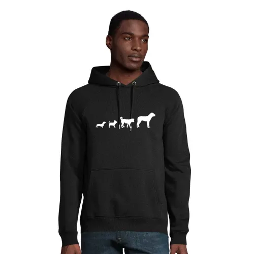 Hunde Evolution Hoodie Männer Stellar Bio
